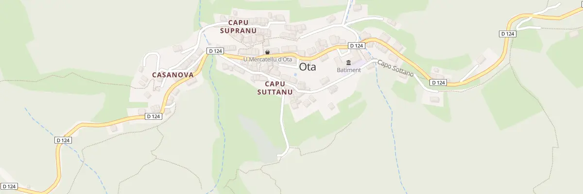 Plan du 5043 Capo Sottano à Ota