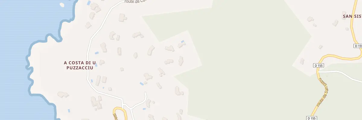 Plan de Costa Del Pozzavcio à Coti-Chiavari