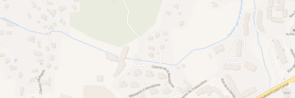 Plan du 9028 Che du Finosello à Ajaccio