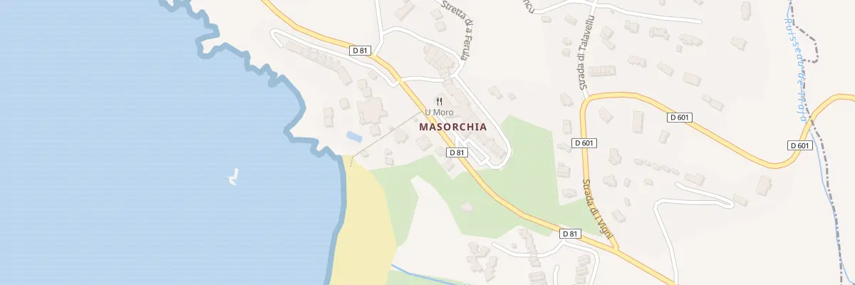 Plan du 5153A Masorchia à Calcatoggio