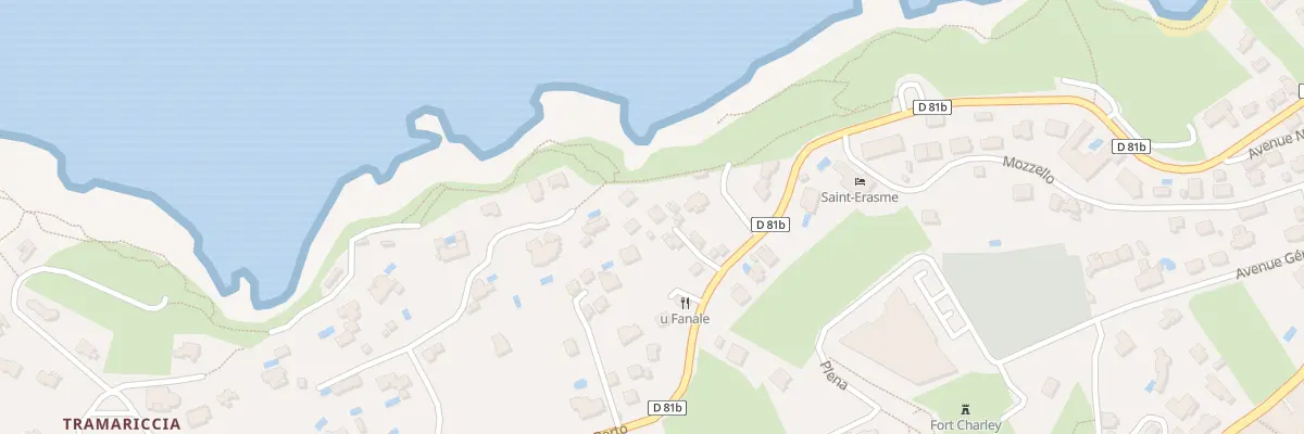 Plan du 6106 Mozzello à Calvi