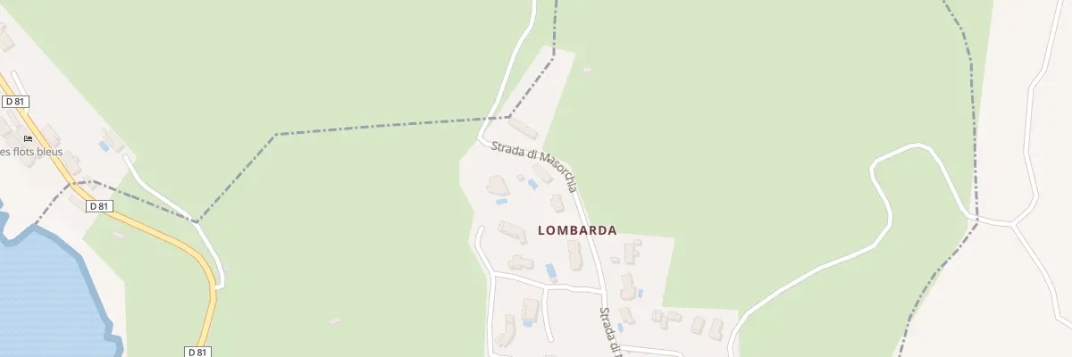 Plan du 5085 Lombarda à Sant’Andréa-d’Orcino
