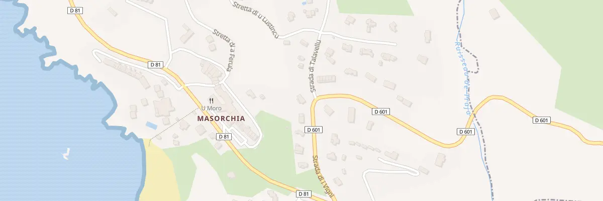 Plan du 5507 Masorchia à Calcatoggio