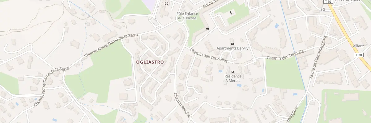 Plan du 5848 Percatorio à Calvi