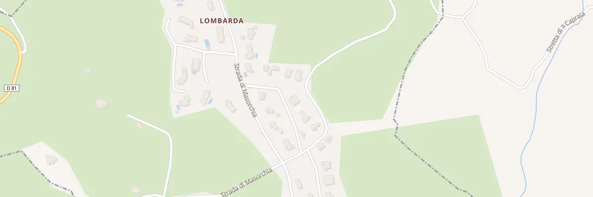 Plan du 4 Lombarda à Sant’Andréa-d’Orcino