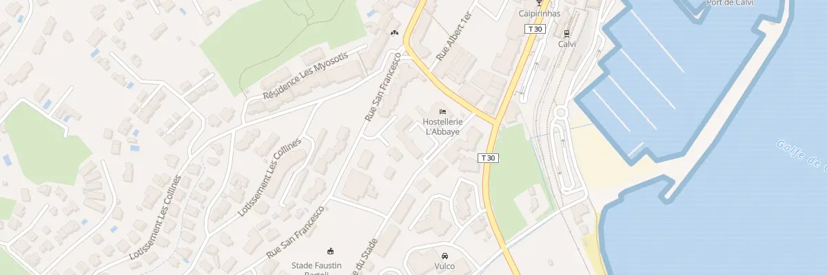 Plan du 5327 San Francesco à Calvi