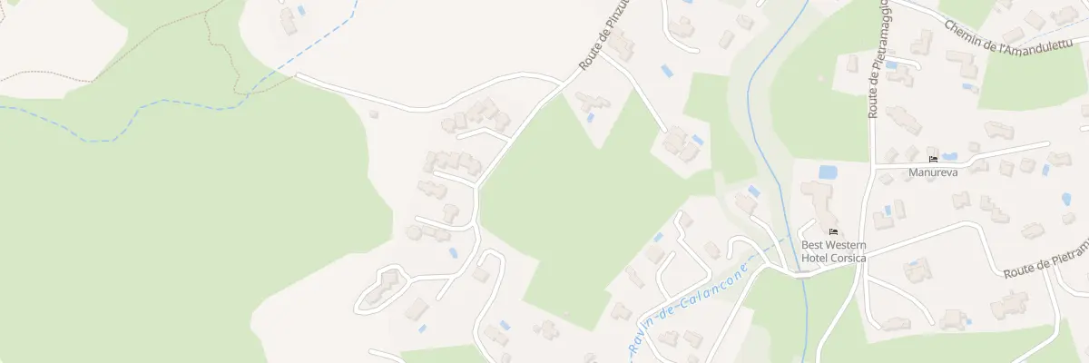 Plan du 5001 Pinzutella à Calvi