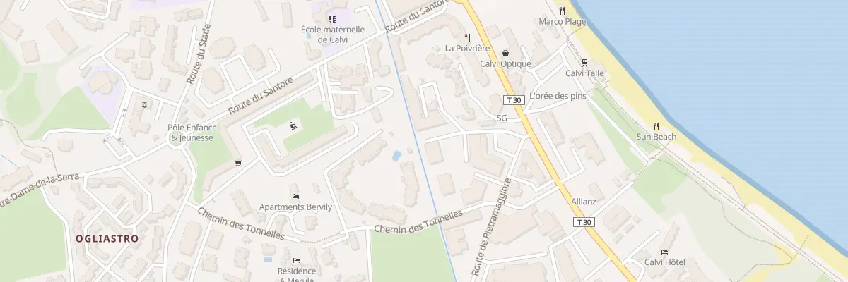 Plan du 5537 Rte Pietramaggiore à Calvi