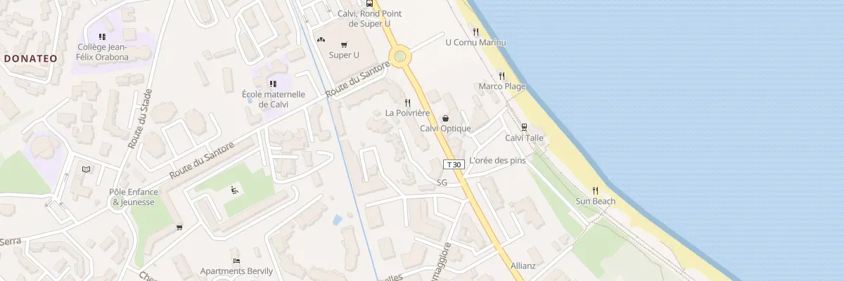 Plan du 5836 Villa à Calvi