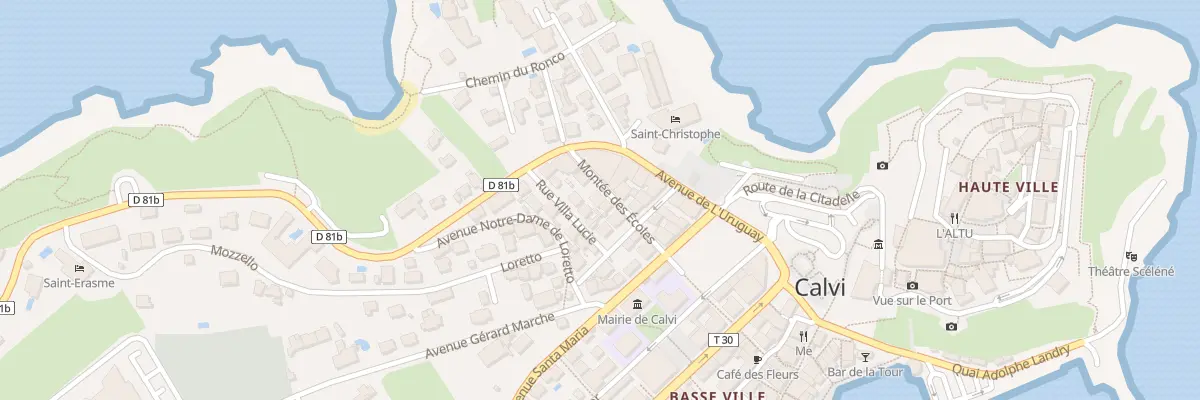 Plan du 5204 Colle à Calvi