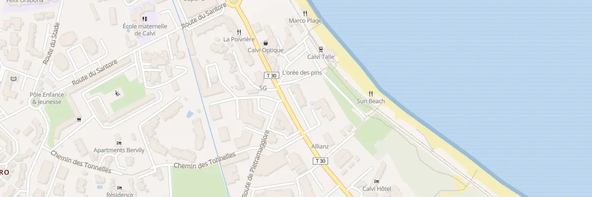 Plan du 5588 Talle à Calvi