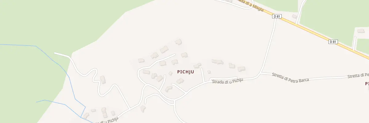 Plan de Lot Accenello à Appietto
