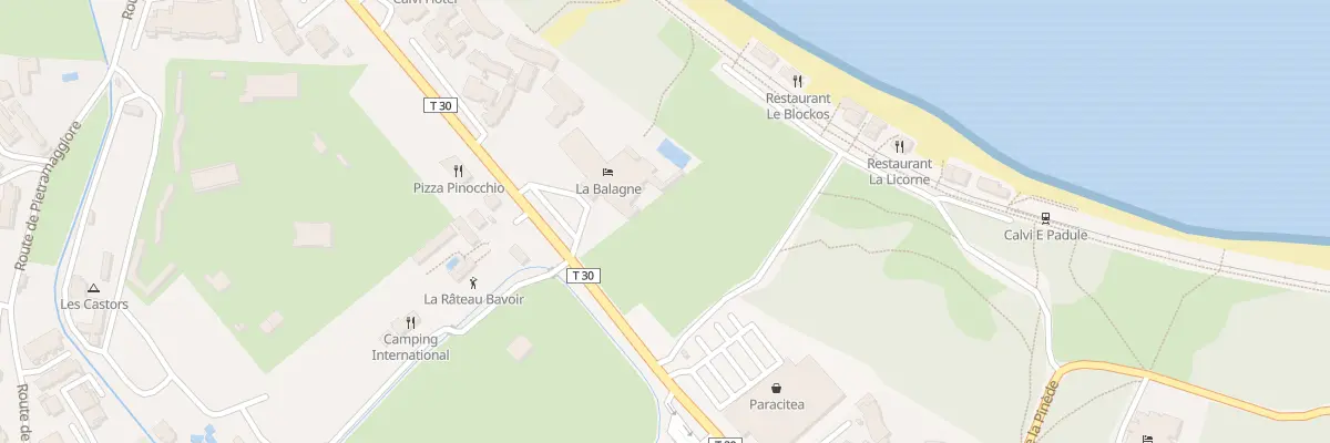 Plan du 24 Arena à Calvi