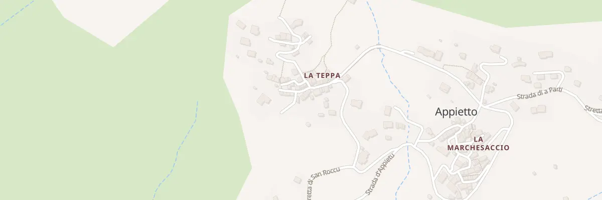 Plan du 5034 La Teppa à Appietto