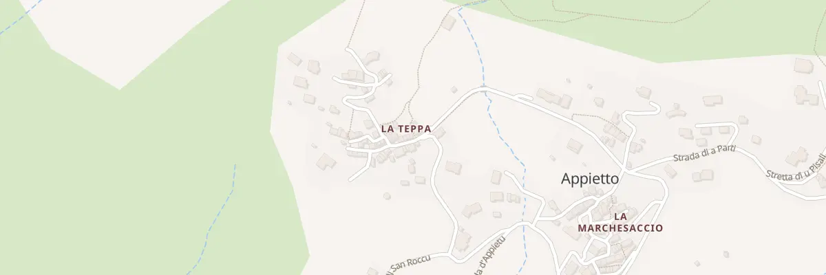 Plan du 9001 La Teppa à Appietto
