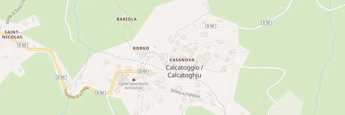 Plan du 5024 Corte à Calcatoggio