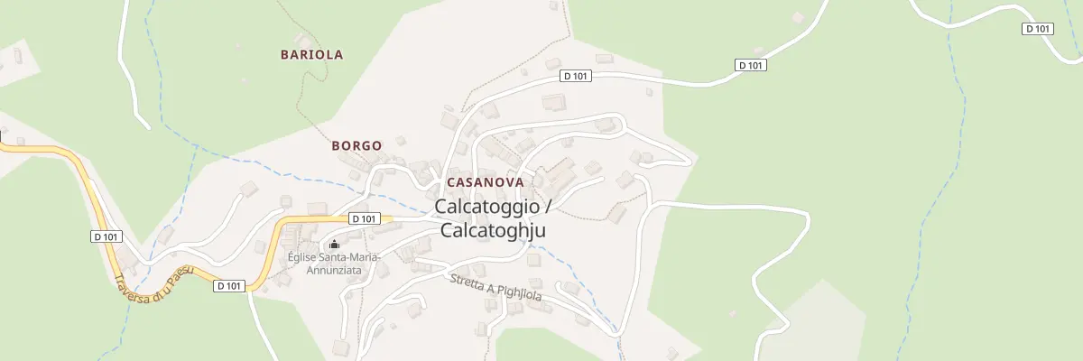 Plan du 5045 Casanova à Calcatoggio