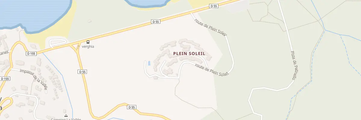 Plan du 5038 Petinello Sottano à Coti-Chiavari
