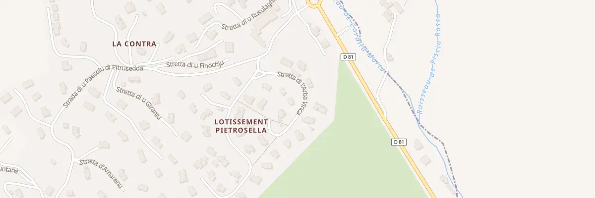 Plan du 5650 Lot Pietrosella à Alata