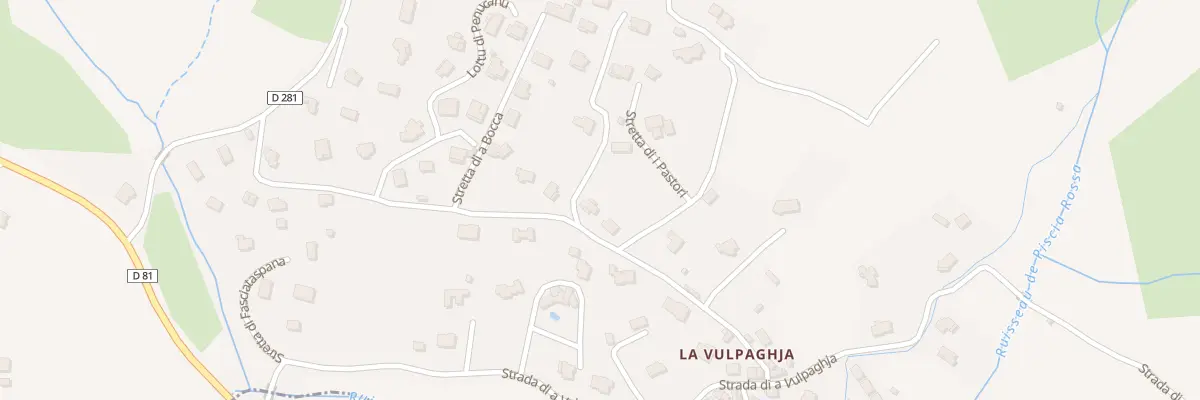 Plan du 5603 La Vulpaja à Appietto