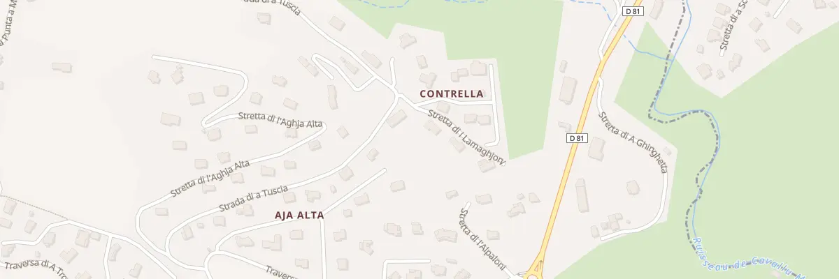 Plan du 9044 La Tuscia à Alata