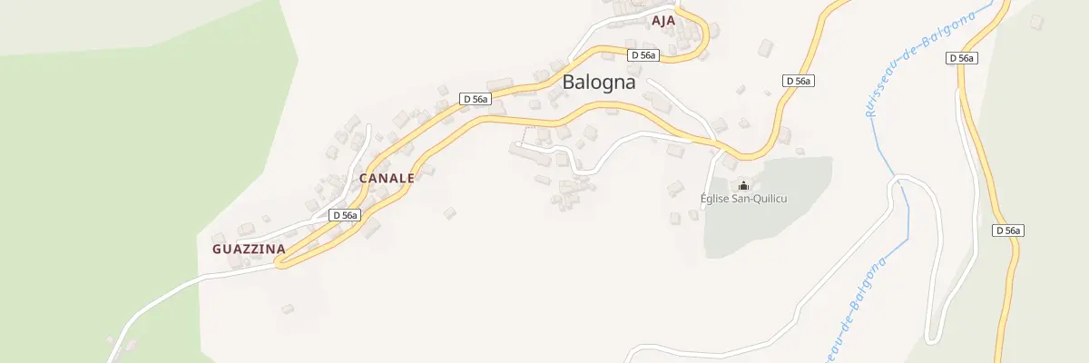 Plan du 5145 U Pozzo à Balogna