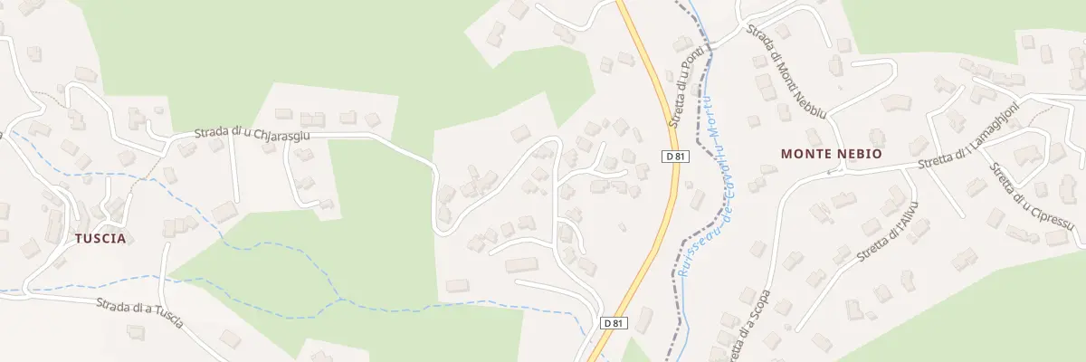 Plan du 9001R La Tuscia à Alata