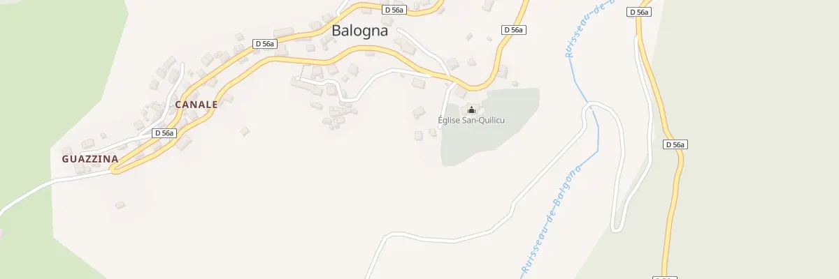 Plan du 5153 Cannajo à Balogna