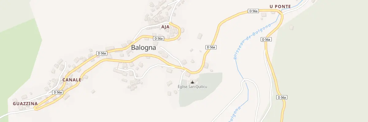 Plan du 5117A Chiusa à Balogna