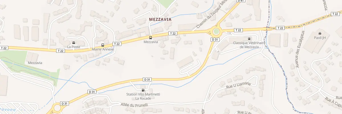 Plan du 9046 Rte de Mezzavia à Ajaccio