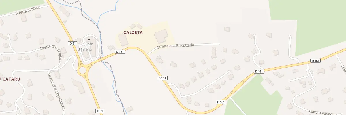 Plan du 5333 Chioso Vecchio à Appietto