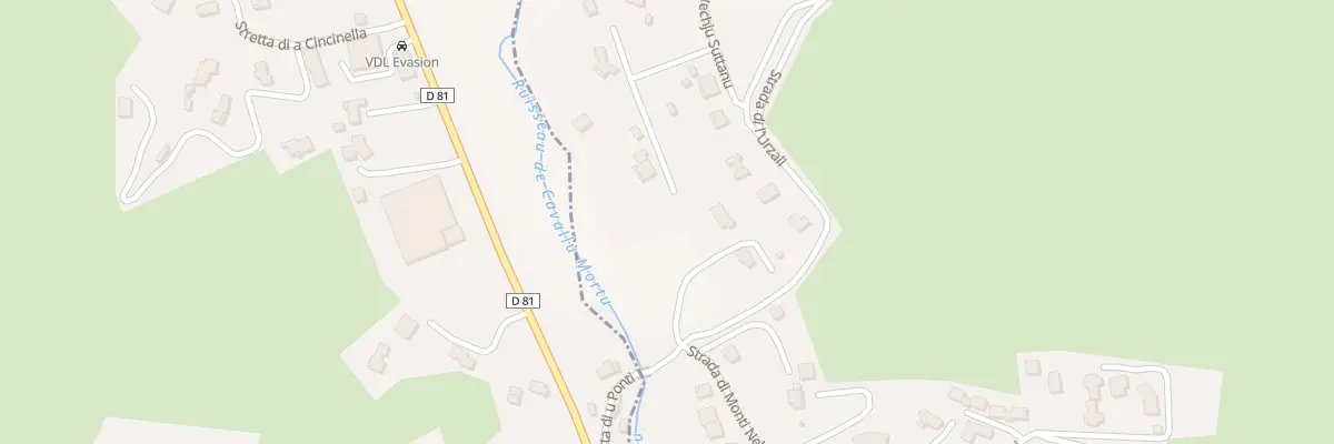 Plan du 5453 Chioso Vecchio à Appietto