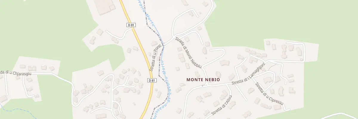 Plan du 5641 Monte Nebio à Appietto