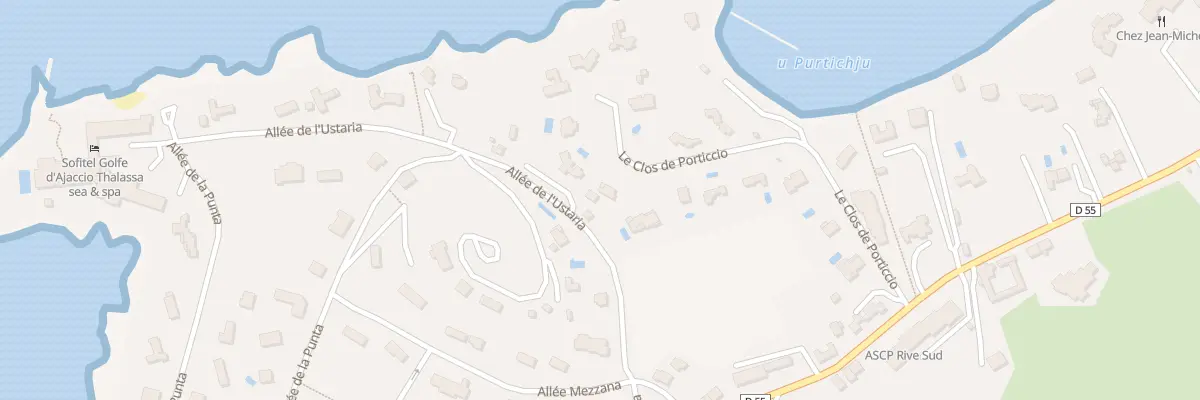 Plan du 5506 Porticcio à Grosseto-Prugna