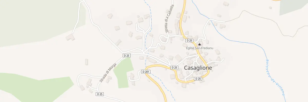 Plan du 5174 Calivella à Casaglione