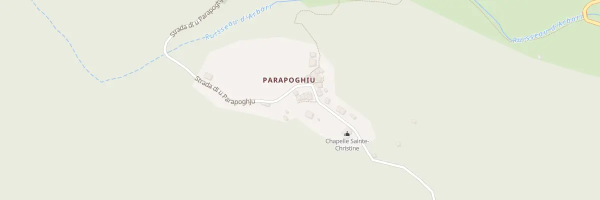 Plan du 5082 Parapoggio à Arbori