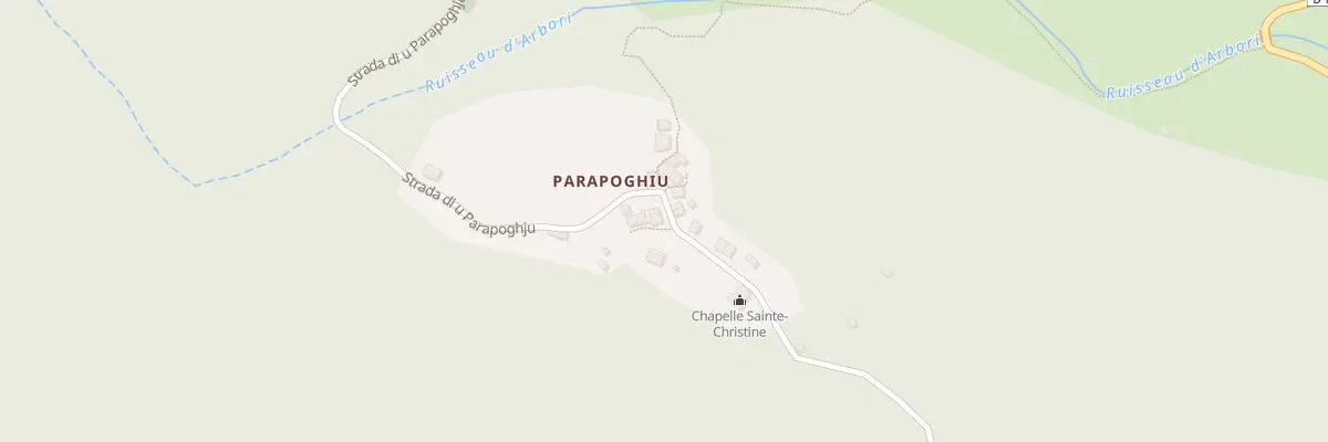 Plan du 5086 Parapoggio à Arbori