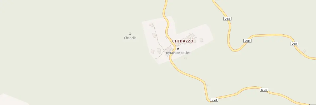Plan du 5022 Ghidazzo à Marignana