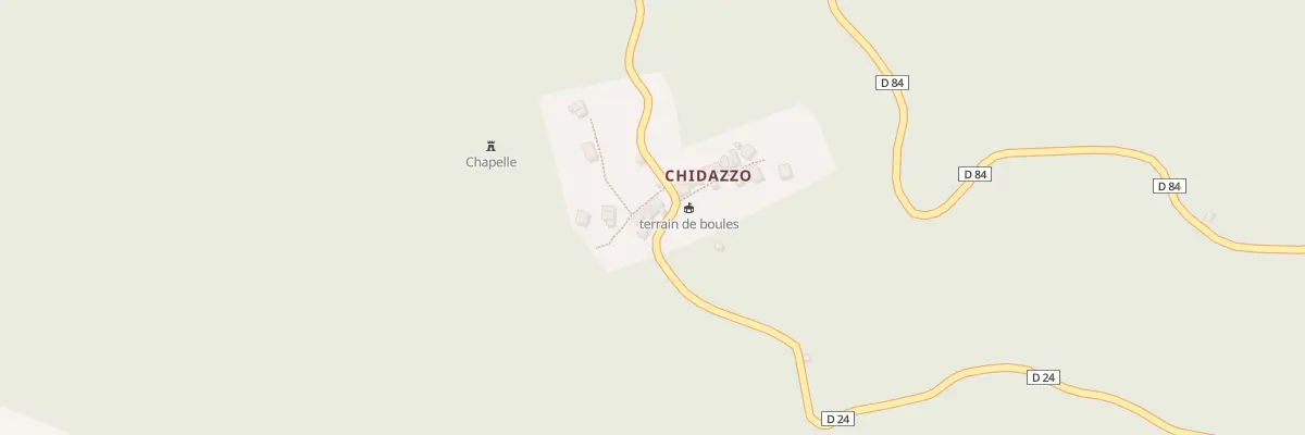 Plan du 5021 Ghidazzo à Marignana