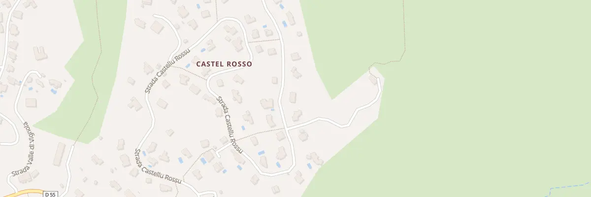Plan du 5641 Castello Rosso à Pietrosella