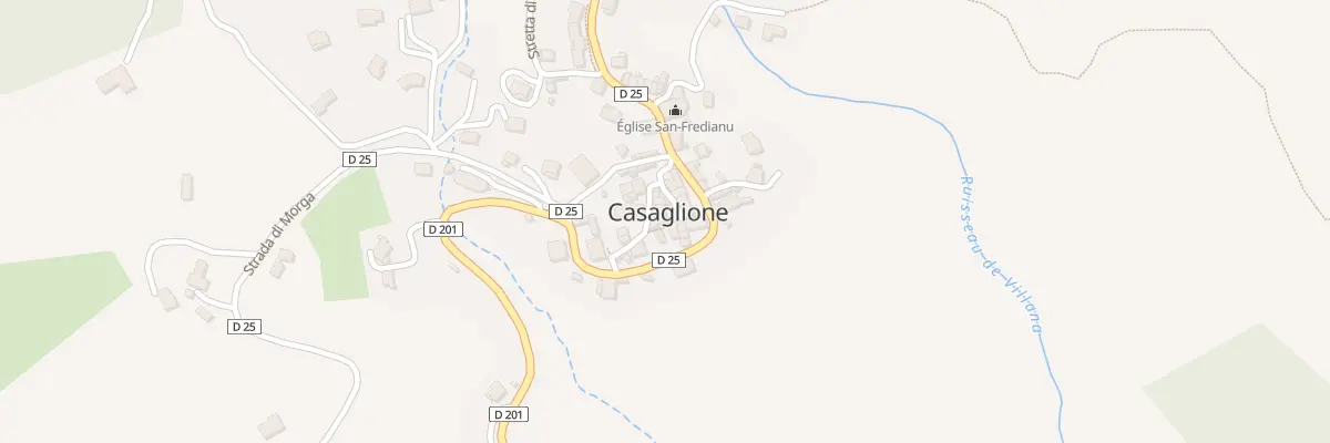 Plan du 5029 Carruggio à Casaglione