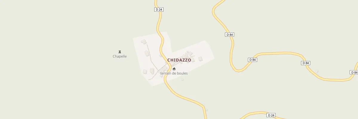 Plan du 5013 Ghidazzo à Marignana