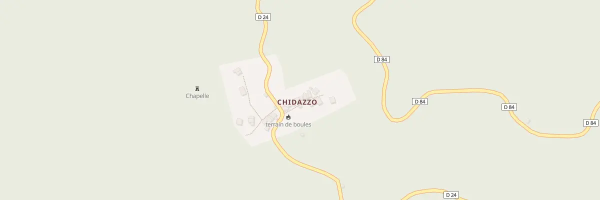 Plan du 5012 Ghidazzo à Marignana