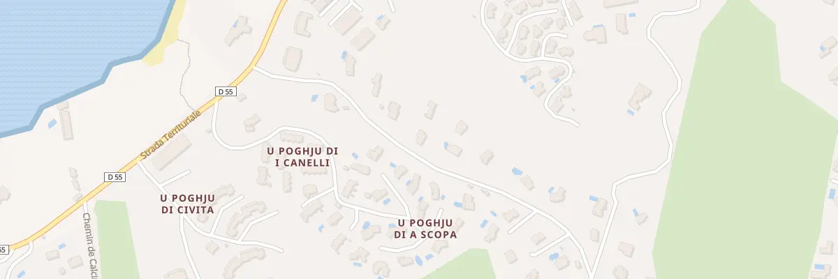 Plan du 5716 Sorbella à Pietrosella