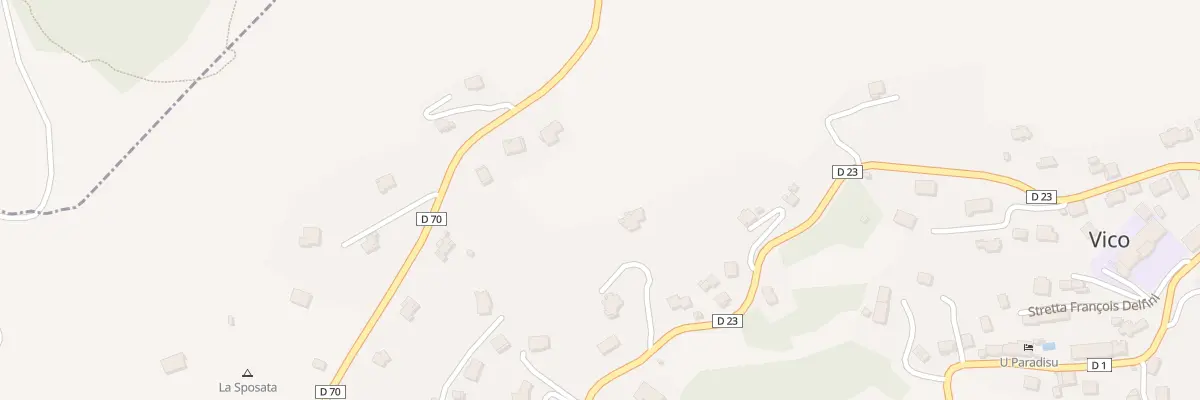 Plan du 5569 Bocca Baria à Vico