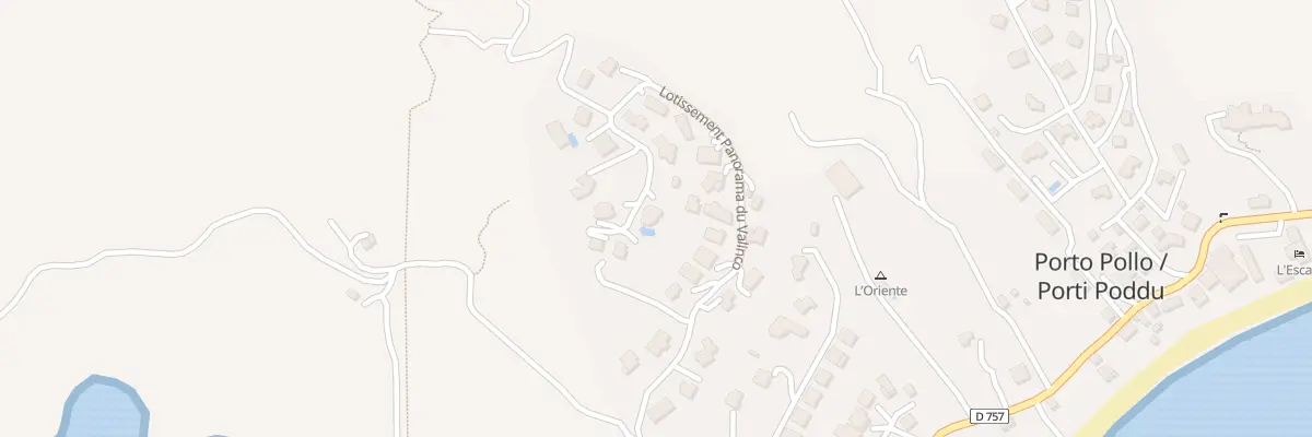 Plan du 5325 Lot Super Panorama A Porto Pol à Serra-di-Ferro
