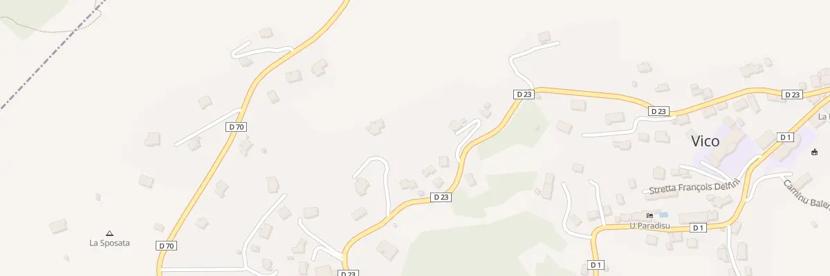 Plan du 5718 Fontanella à Vico