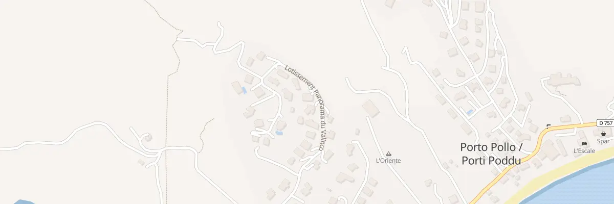 Plan du 6 Lot Super Panorama A Porto Pol à Serra-di-Ferro