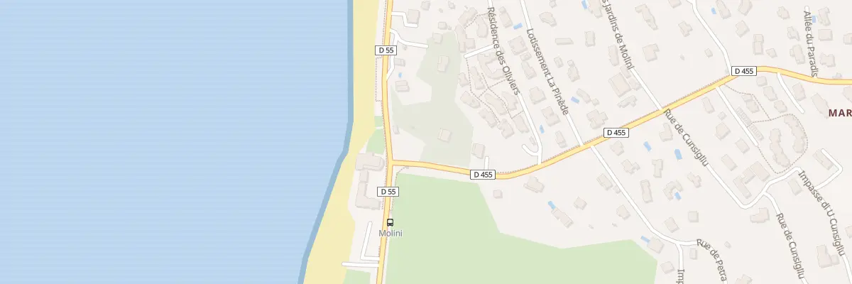 Plan du 5140A Marincaggi à Albitreccia