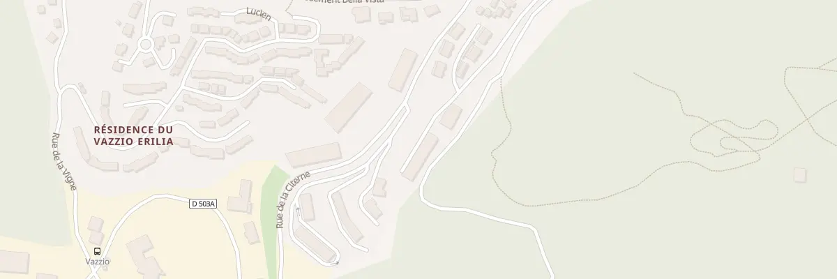 Plan de Res Le Belvedere Cavone à Ajaccio